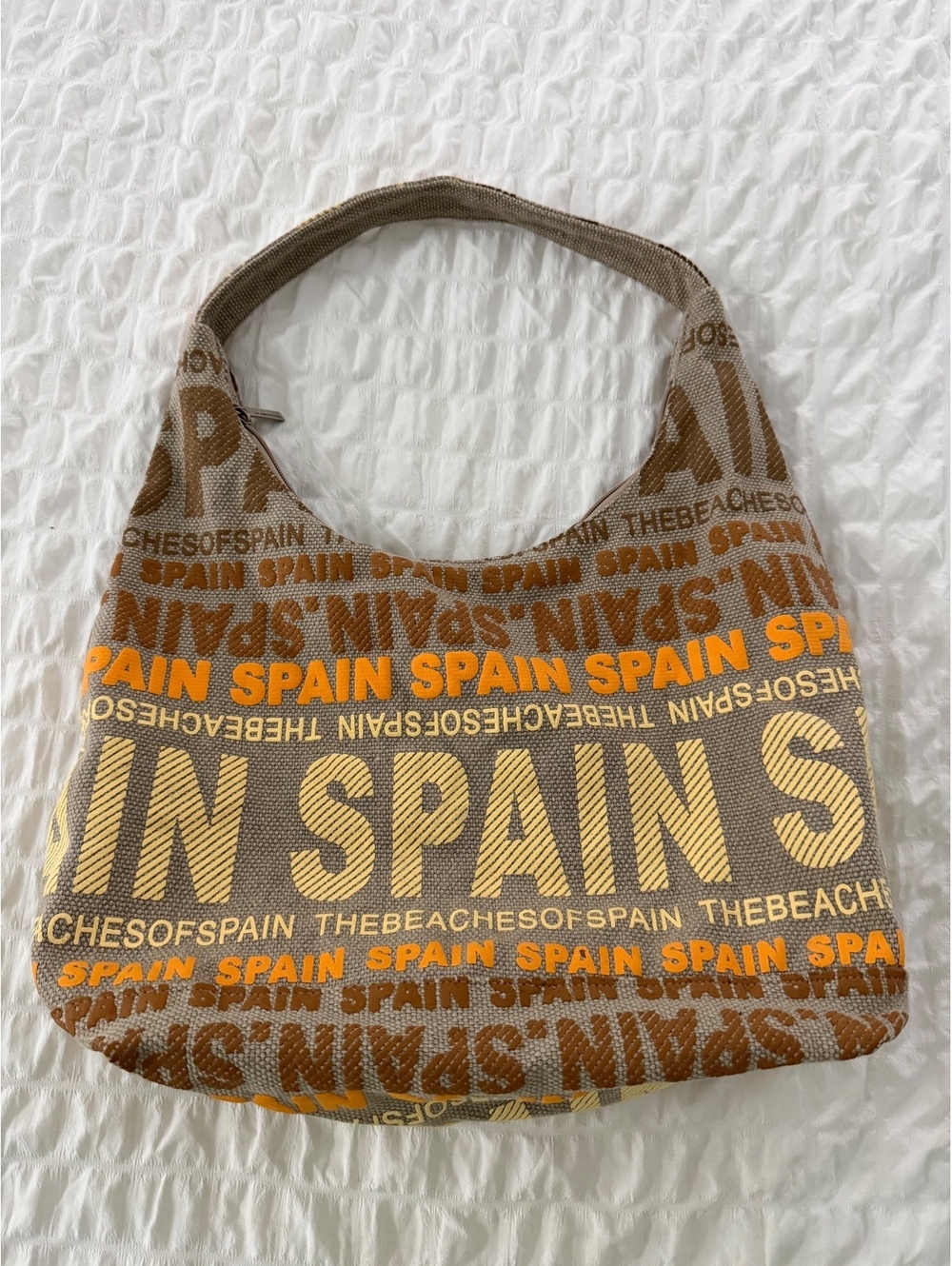 Robin Ruth Spain The Beaches Canvas Shoulder Bag